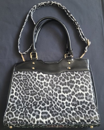 Leopard print large handbag - leopard,