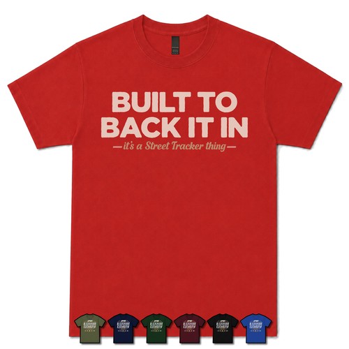 Built back in - back, it