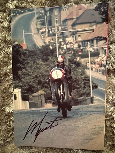 Giacomo agostini hand signed - agostini,