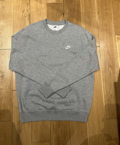 Nike grey sweatshirt jumper - grey,