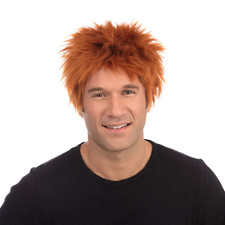 Ginger chisel wig 80s punk - wig,