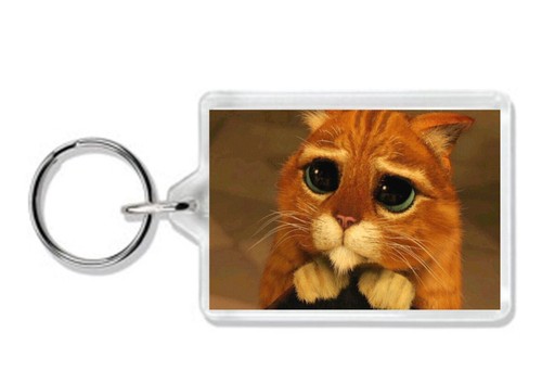 Puss boots keyring - puss,