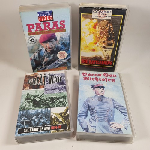 War military vhs video bundle - vhs,