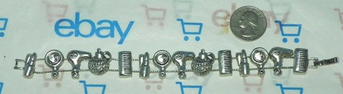 Hairdresser charm bracelet - 14,