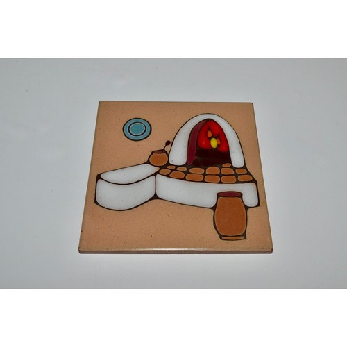 Southwest tile art hearth - tile,