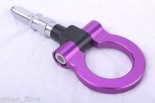 18mm Tow Hook Ring JDM Purple Aluminium Alloy Strap Ring Front Rear Racing Turbo