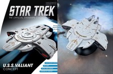 Eaglemoss Star Trek Online USS VALIANT NCC-6089 Defiant Concept  RARE!!