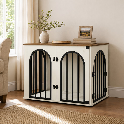 Dog crate furniture 80cm - dog,