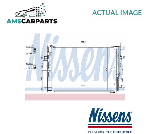 Air con condenser 940322 - a/c,