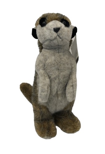Realistic meerkat plush - meerkat, 12"