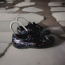 Converse Women's Chuck Taylor All Star Holiday Party OX Trainers Black Sequin