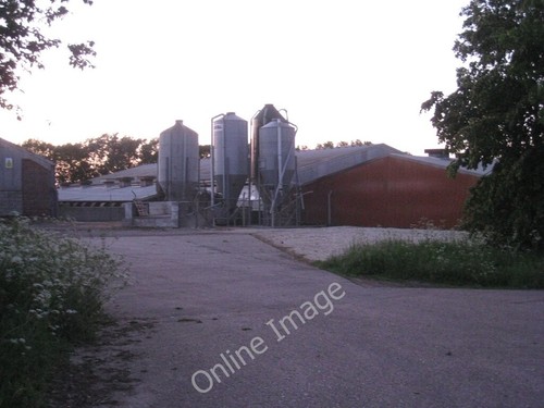 Photo 6x4 feed silos - feed, at