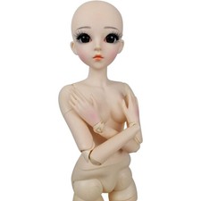 1/3 BJD Doll 60cm/24in Nude Doll Ball Jointed Girl Body Face Makeup Finished Toy
