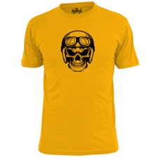 Mens Skull Scooter Helmet v2 T Shirt Mod Weller Jam Vespa