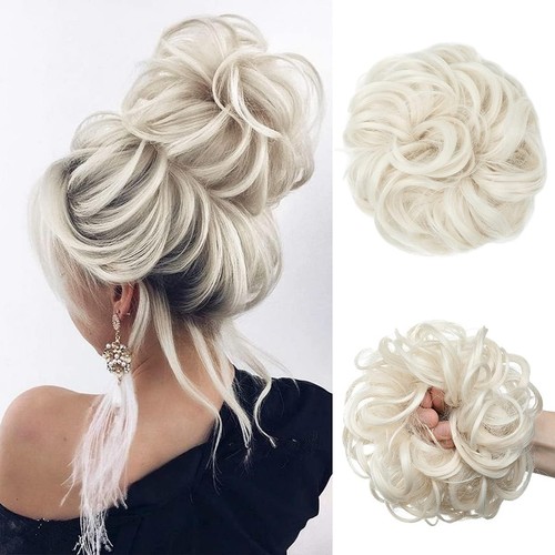 Sarla messy bun hair - hair, piece