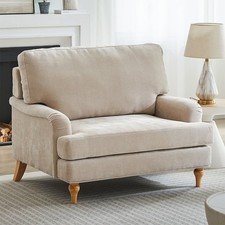 Hampshire Loveseat Sofa In Stone Fabric