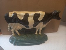 Vintage Cast Iron Dairy Cow Doorstop.
