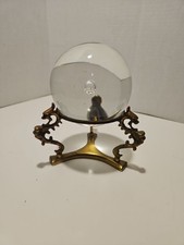 Vintage Crystal Ball Glass