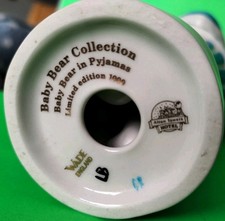 Alton Towers Theme Park Hotel Bear in pyjamas Wade limited edition figurine 