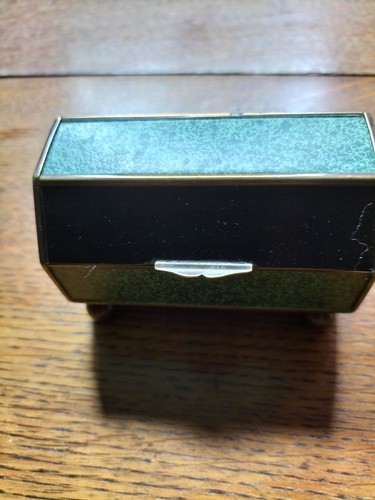 Octagonal brass box - brass,