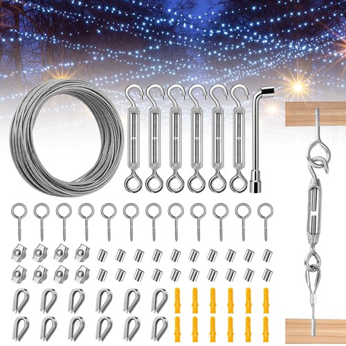 Garden wire rope kit stainless - rope,