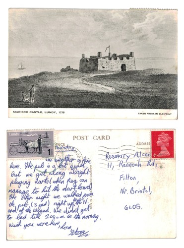 Vintage postcard marisco - postcard,