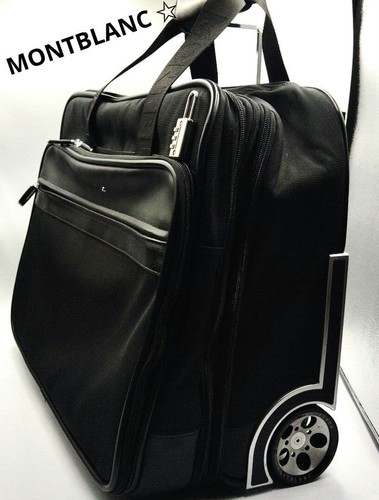 Montblanc black leather - black,