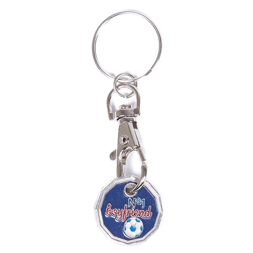 Pack trolley token key ring - token,