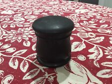 Black Prince Gaboon Ebony lidded pot