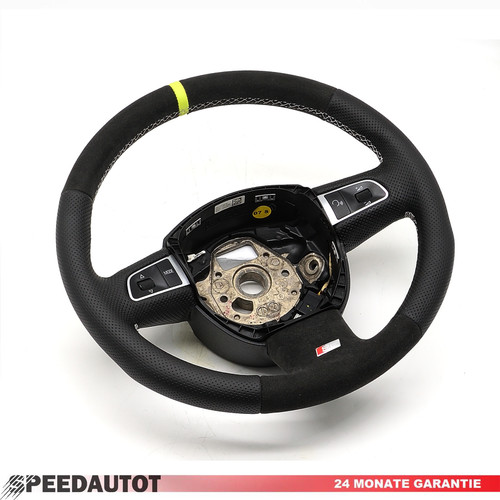 Leather steering wheel - leather,