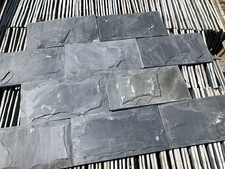 CLEARANCE 28m2 job lot blue/black slate split face wall tiles REF 608