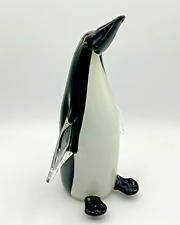 Large Art Glass Penguin 9" –