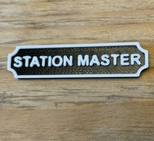 16mm SM32 Station Master sign