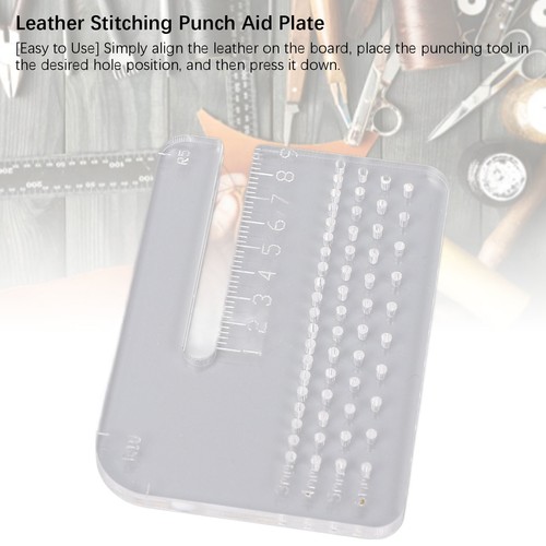 Leather stitching punch - leather, aid