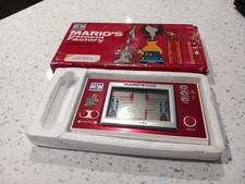 Nintendo Game & Watch Mario's Cement Factory ML-102 1983 Boxed