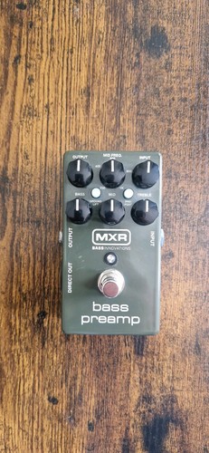 Mxr m81 bass preamp pedal - bass,