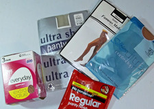 Sheer Pantyhose 7 Pair Queen &