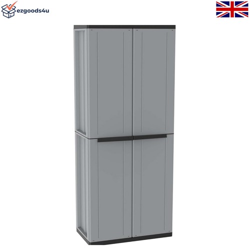 Tall plastic cupboard storage - plastic,