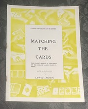 Rare Vintage Magic Tricks Book Supreme Teach In Series Matching The Cards 