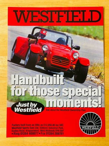 Westfield kit cars - cars, advert