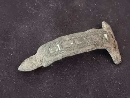 Roman bronze fibula brooch