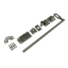 Garage door drop bolt - door,