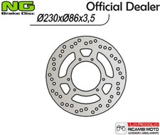 659390 Front Brake Disc NG