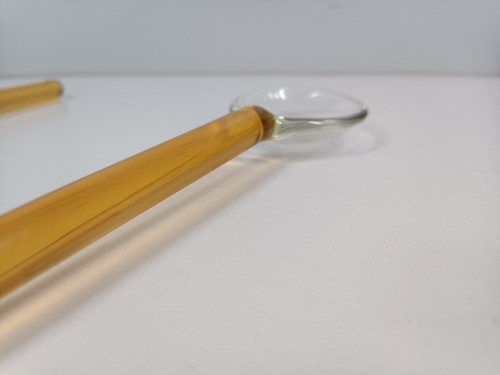 Long heavy glass spoon - glass, mixer