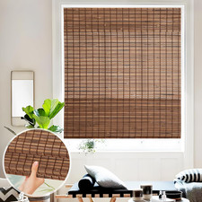 Cordless Bamboo Roman Shades