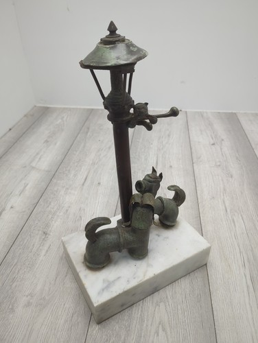 Unusual metal sculpture with - unusual,