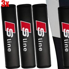 3X.Leather Seat Belt Covers