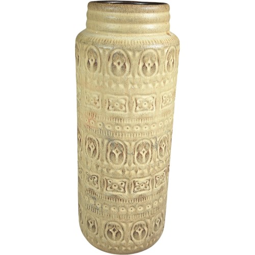 Vintage ceramic vase biege - vintage,