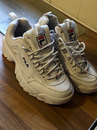Fila white low - white, lace