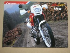 HONDA  brochure NX650 Dominator 1996 UK model. 6 pages.